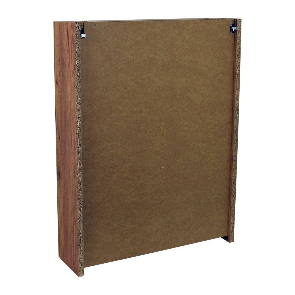 Zrcadlová skříňka závěsná Antico GO 60 ZS LED-B s osvětlením Anna LED 30 B, černá