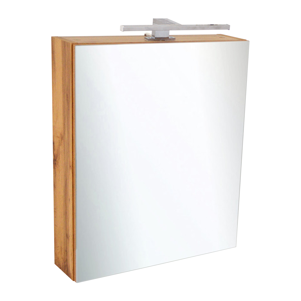 Zrcadlová skříňka Ideos OW 50 ZS LED-CR s osvětlením Anna LED 30 CR, chrom