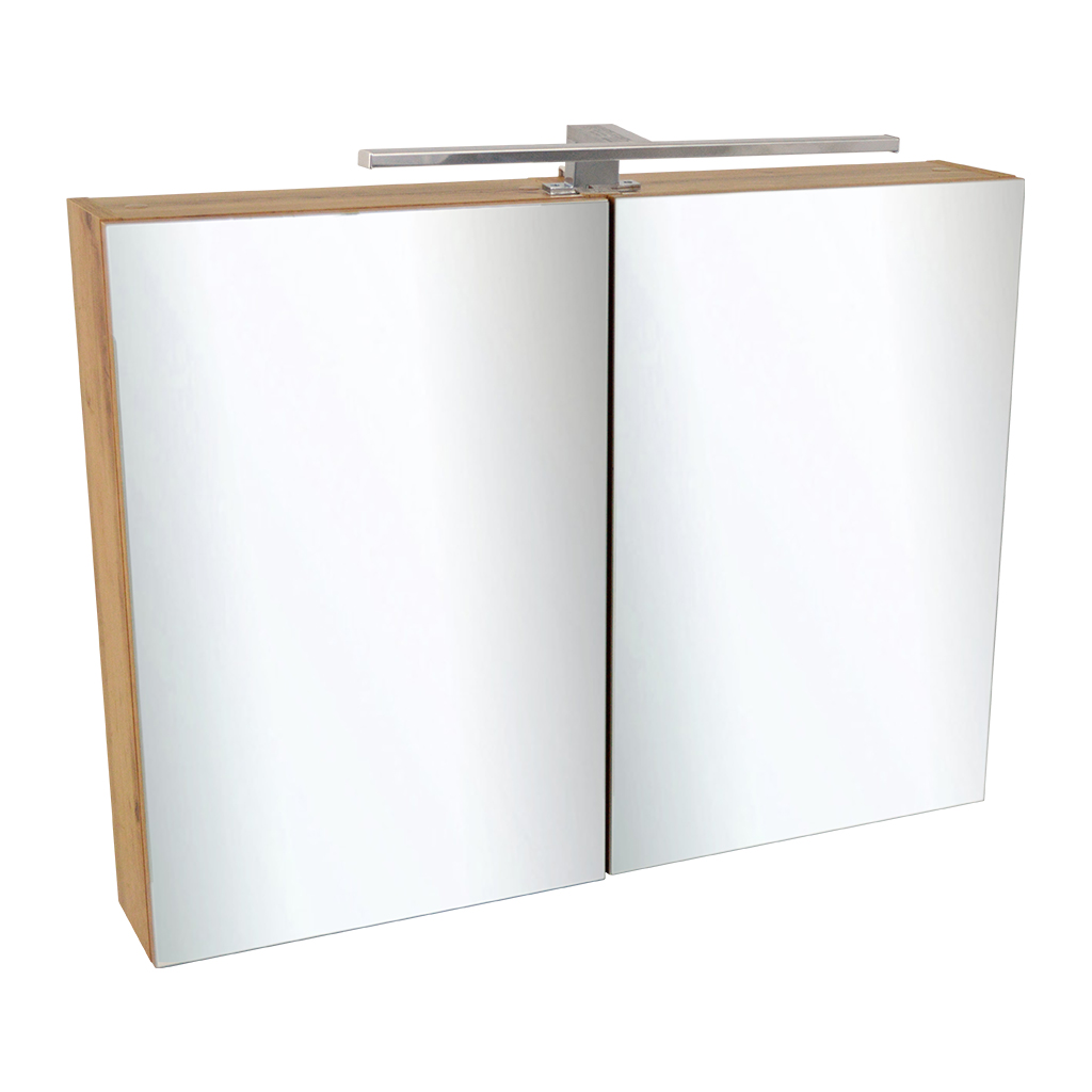 Zrcadlová skříňka Ideos OW 80 ZS LED-CR s osvětlením Anna LED 50 CR, chrom