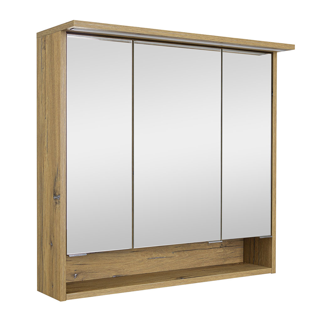 Zrcadlová skříňka závěsná s LED osvětlením Michelle 75 ZS