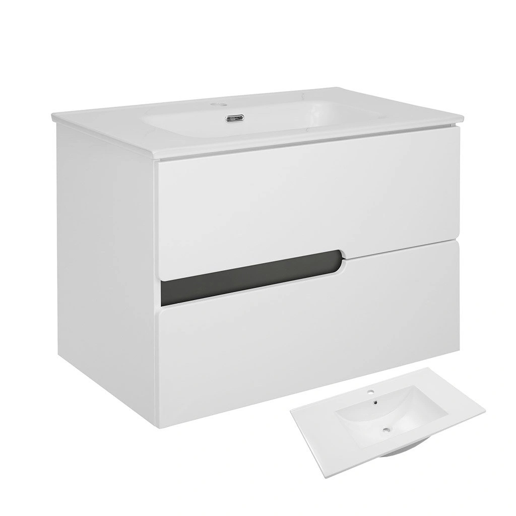 Koupelnová skříňka s keramickým umyvadlem Sofie W 80